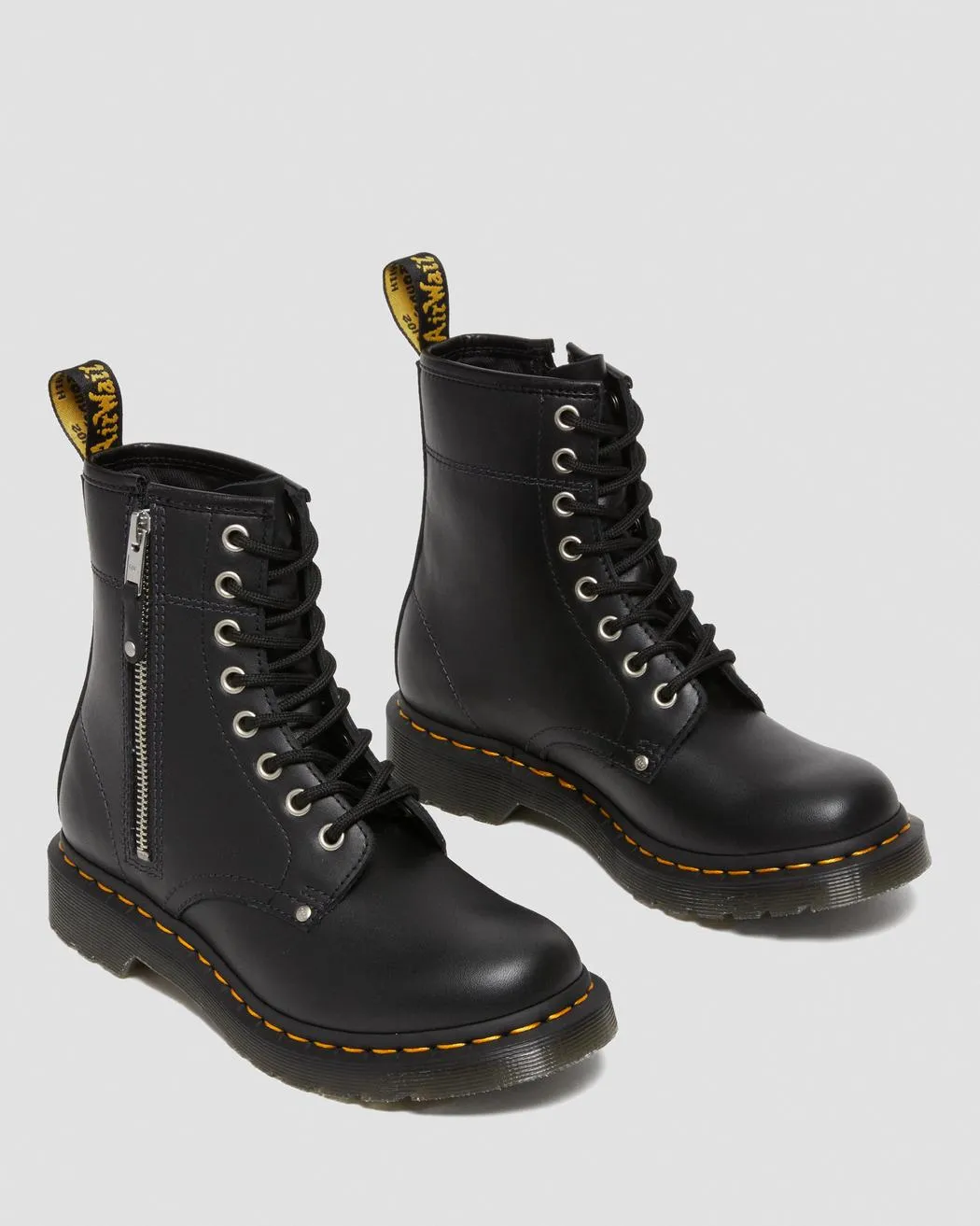 1460 Twin Zip Black Wanama Boots