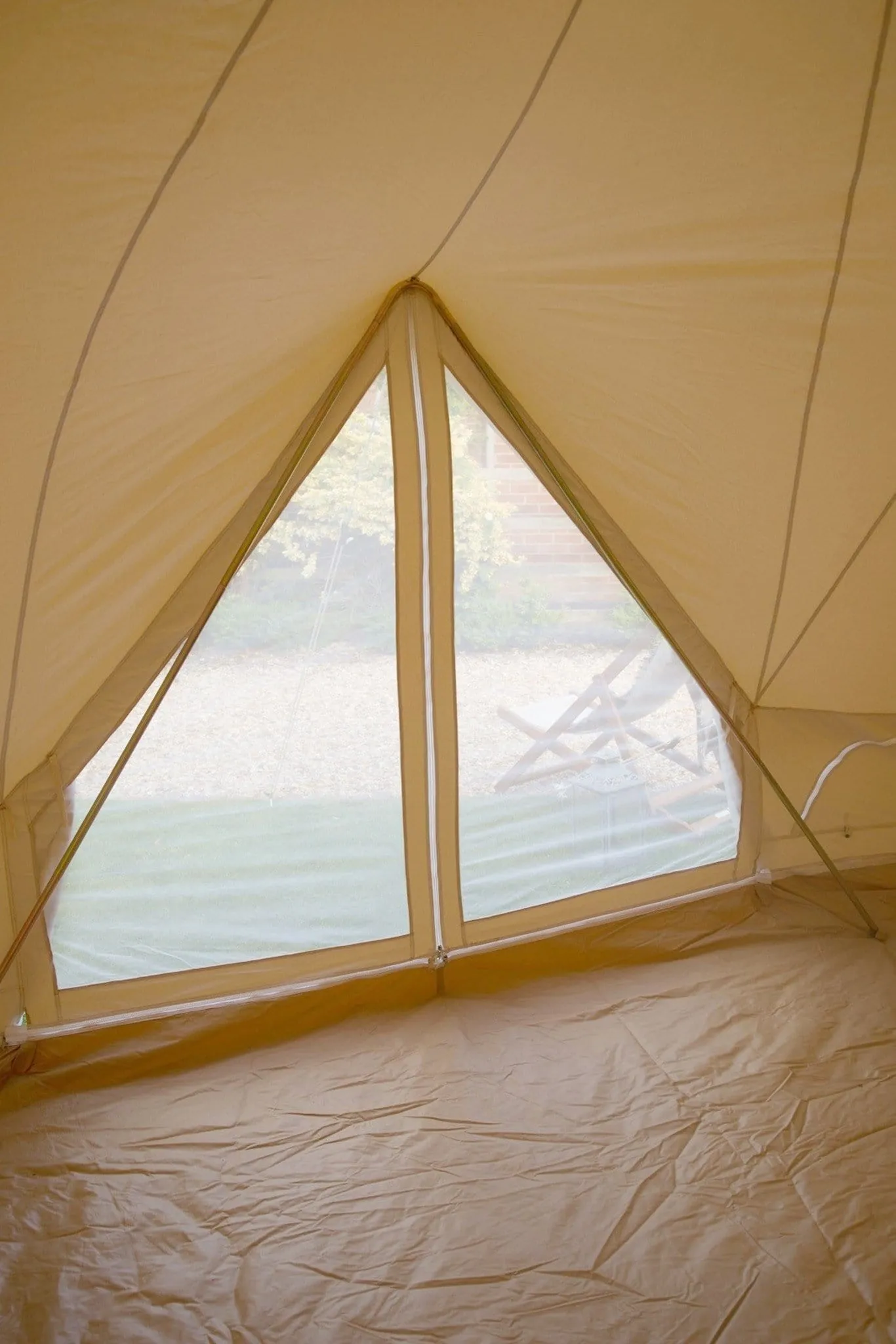 4m Bell Tent 285gsm 100% Natural Canvas | StoveMate