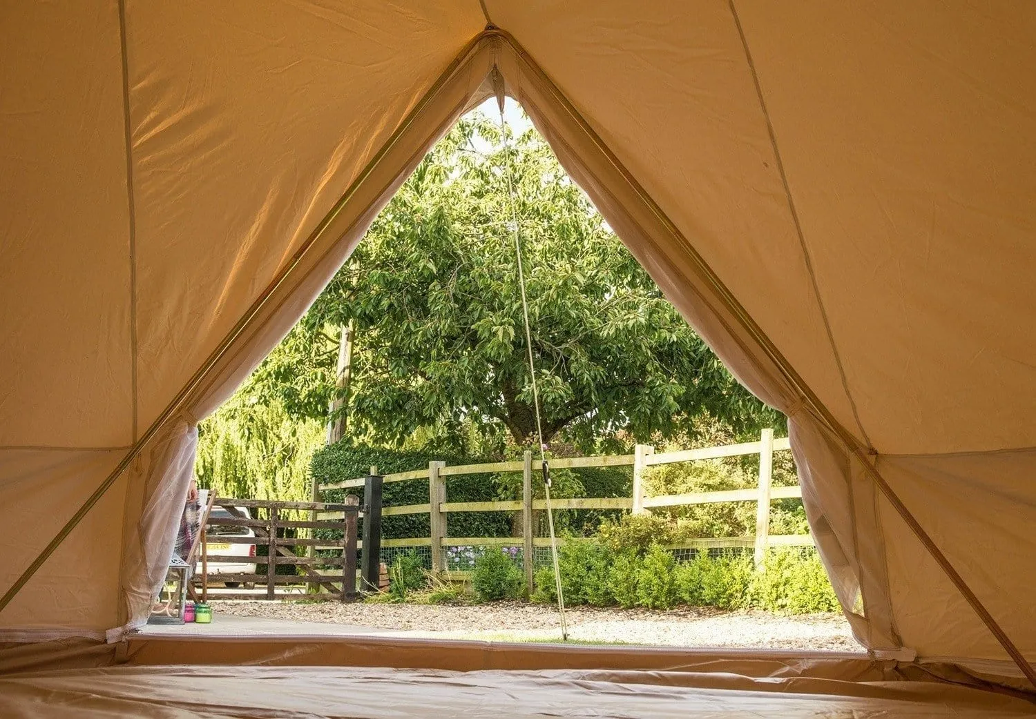 4m Bell Tent 285gsm 100% Natural Canvas | StoveMate