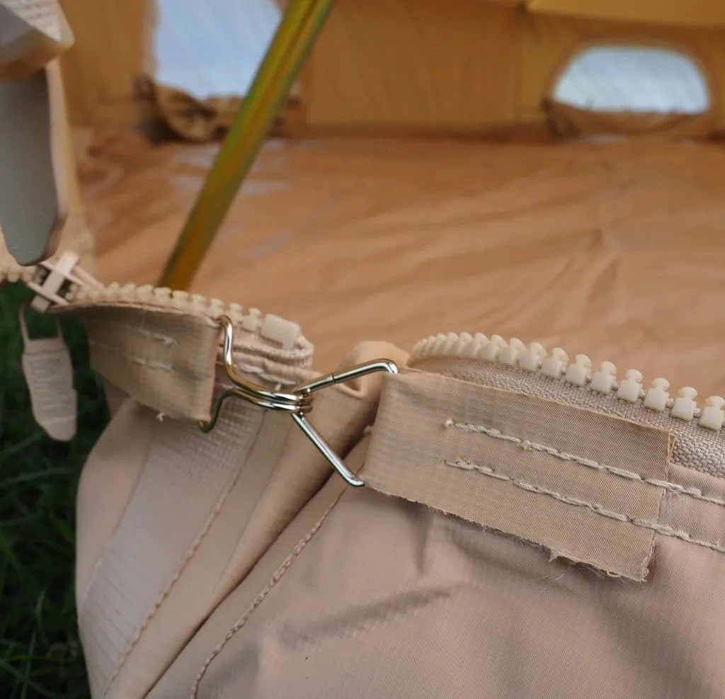 4m Bell Tent 285gsm 100% Natural Canvas