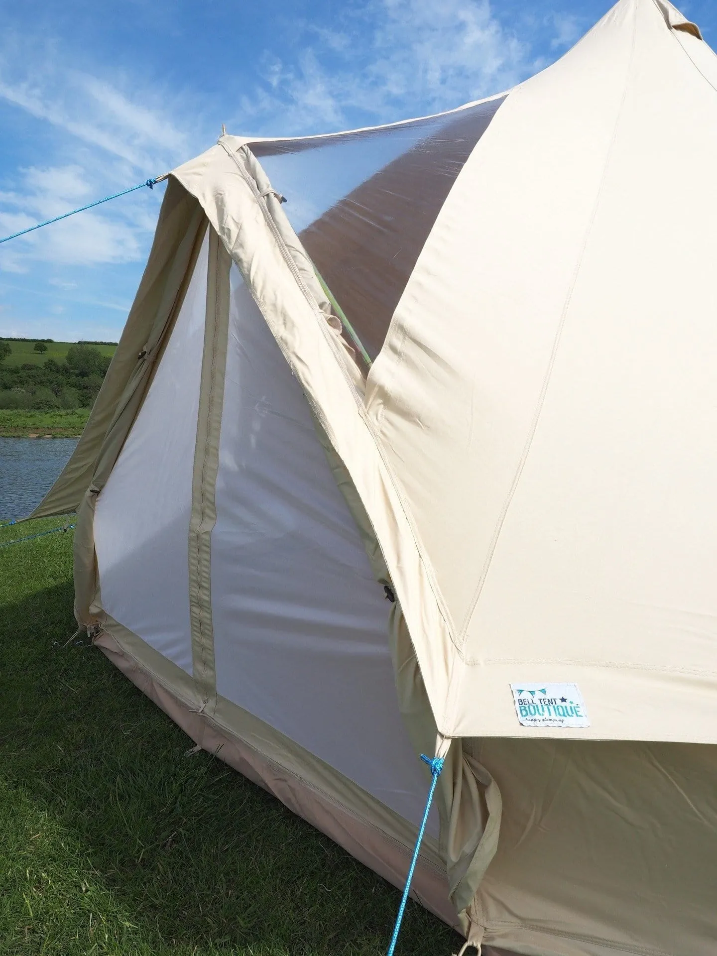 5m Bell Tent 'Stargazer' 285gsm 100% Natural Canvas