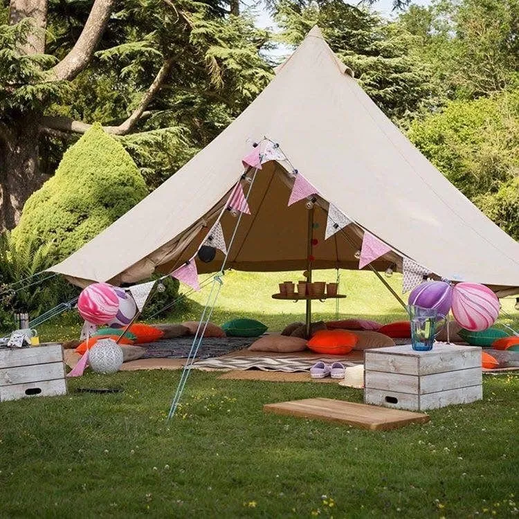 5m Bell Tent 'Superlite' 200gsm Polycotton Canvas