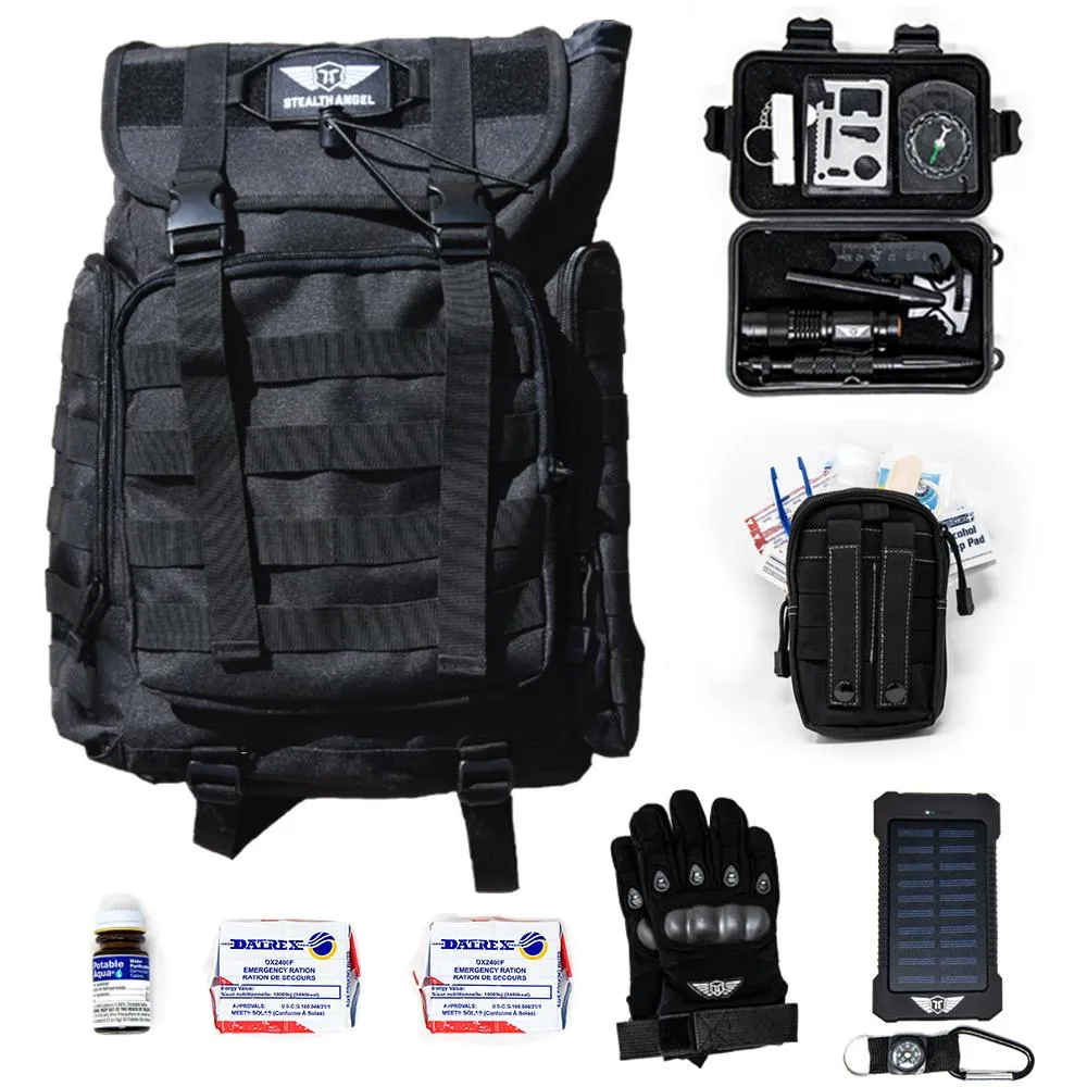 Alpha 2.0 Bug Out Bag / Emergency Survival Go Bag (72 Hours) Stealth Angel Survival