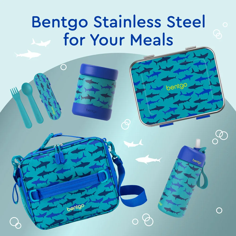 Bentgo Kids Stainless Steel Insulated Leak-Proof Water Bottle - Durable, Travel-Friendly, Spill-Resistant Flask for School and Outdoor Adventures