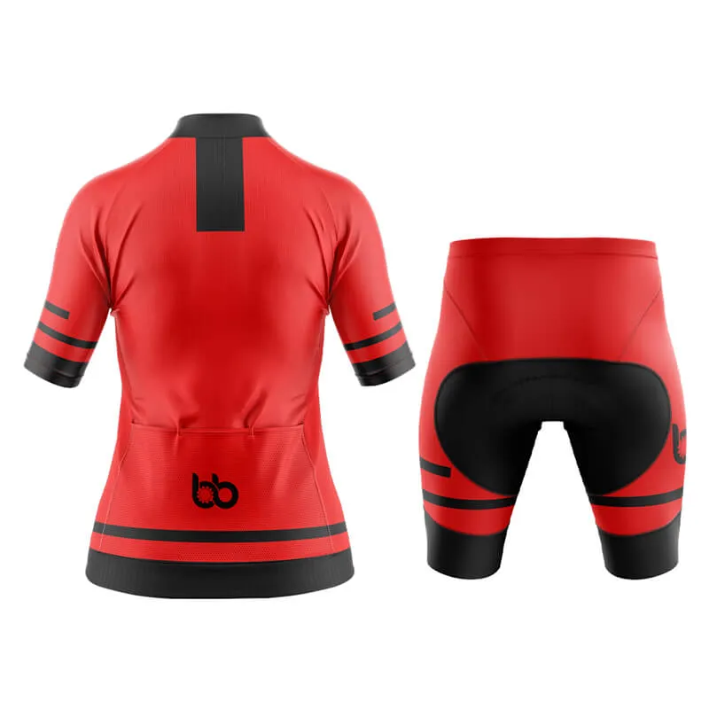 Bicycle Booth Outline (Red) Aero Cycling Kit