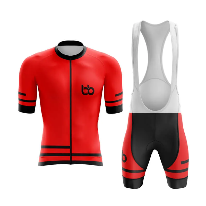 Bicycle Booth Outline (Red) Aero Cycling Kit