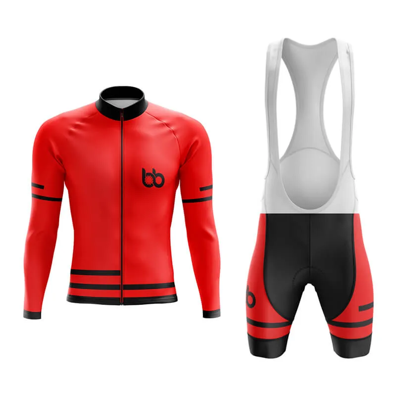 Bicycle Booth Outline (Red) Aero Cycling Kit