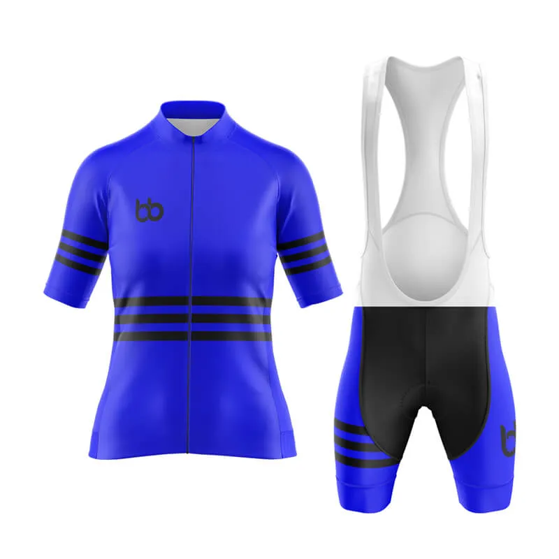 Bicycle Booth Stripes (Blue) Aero Cycling Kit