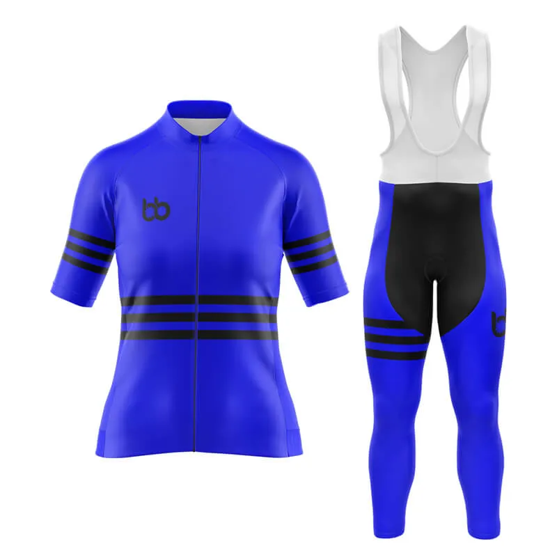 Bicycle Booth Stripes (Blue) Aero Cycling Kit