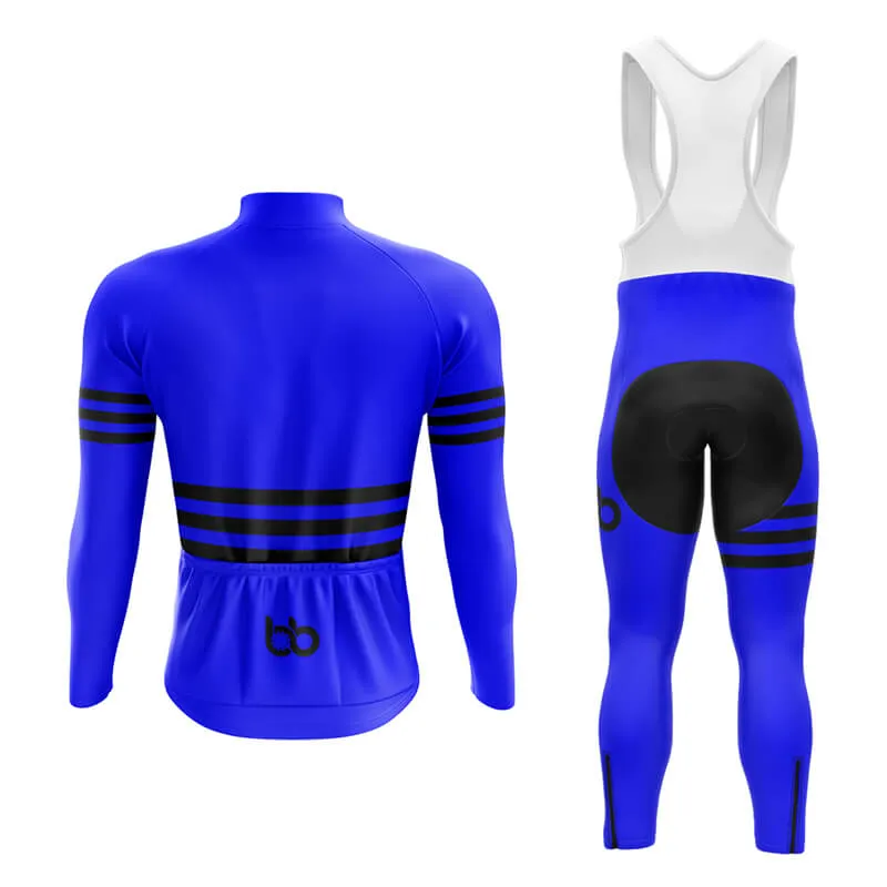 Bicycle Booth Stripes (Blue) Aero Cycling Kit