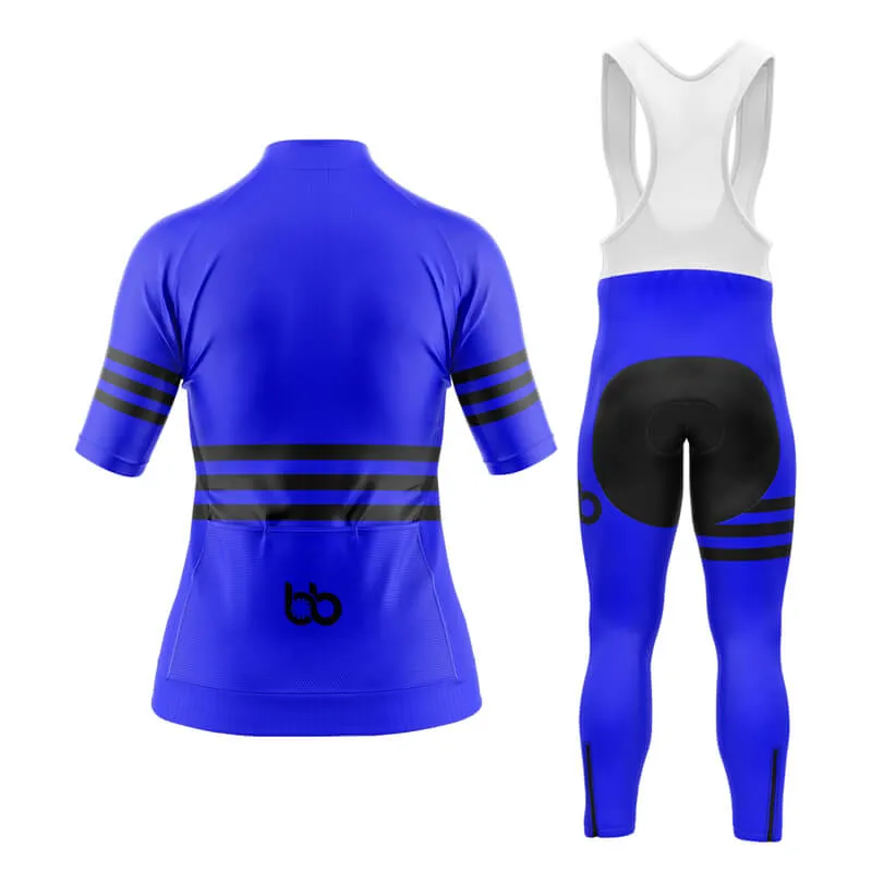 Bicycle Booth Stripes (Blue) Aero Cycling Kit