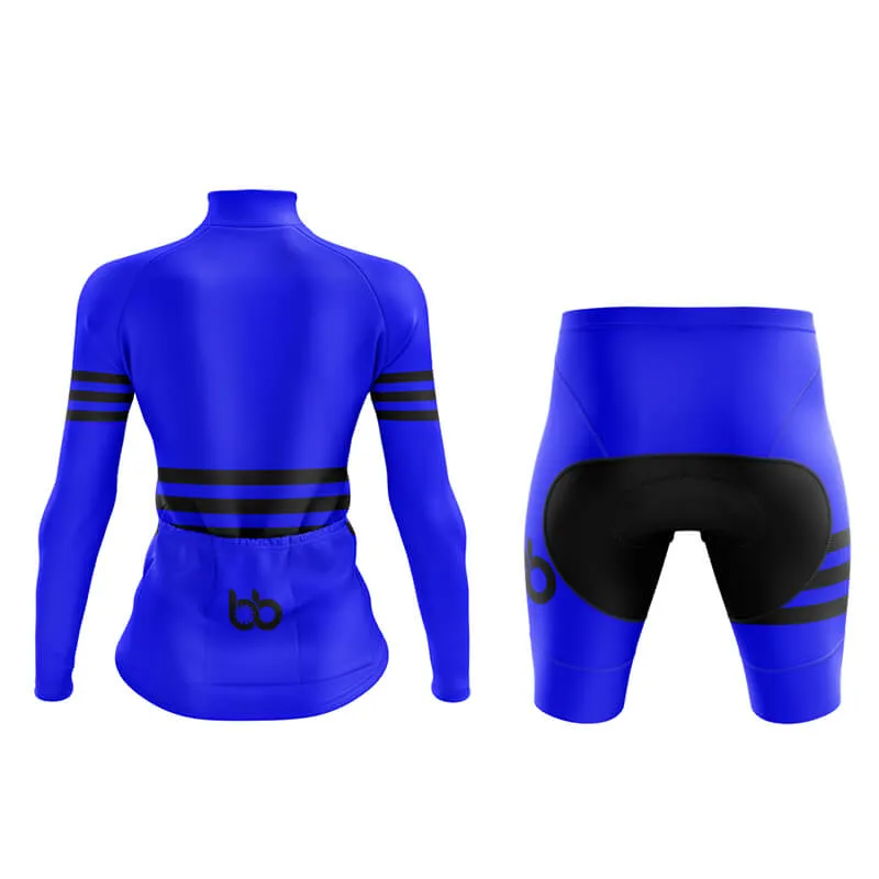 Bicycle Booth Stripes (Blue) Aero Cycling Kit