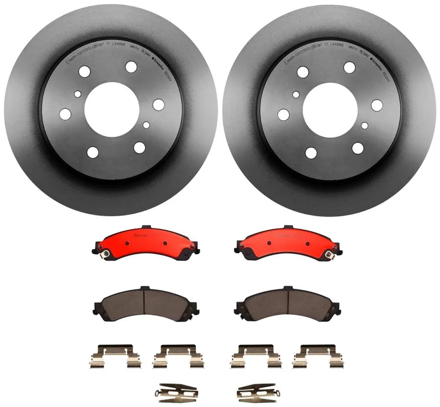 Brembo Disc Brake Pad and Rotor Kits KT00409