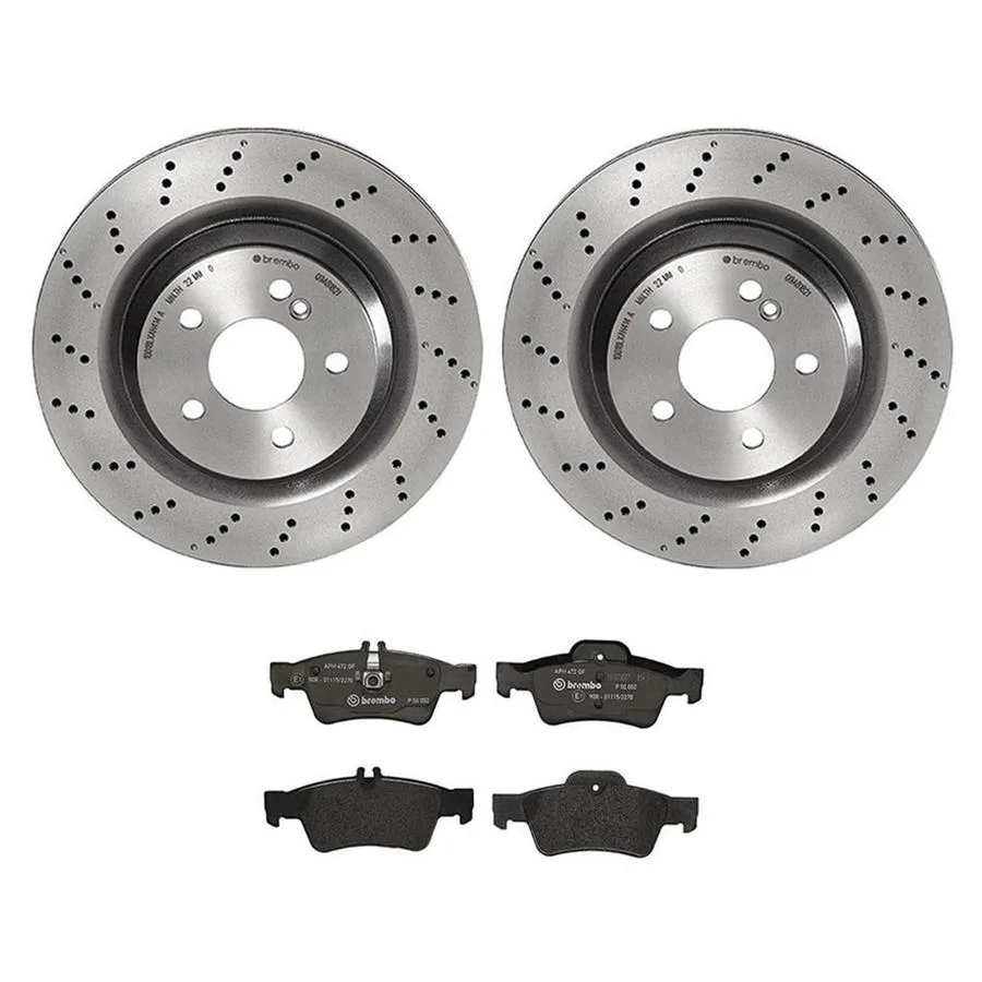 Brembo Disc Brake Pad and Rotor Kits KT04474