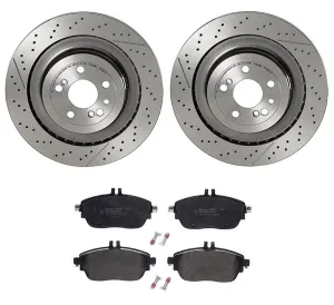 Brembo Disc Brake Pad and Rotor Kits KT04535