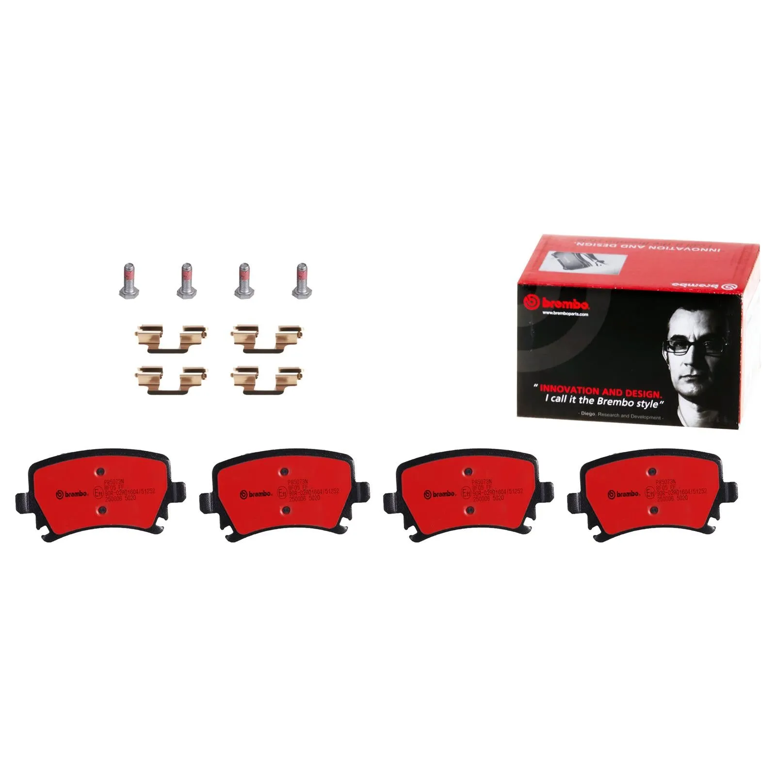 Brembo Disc Brake Pad and Rotor Kits KTX4067