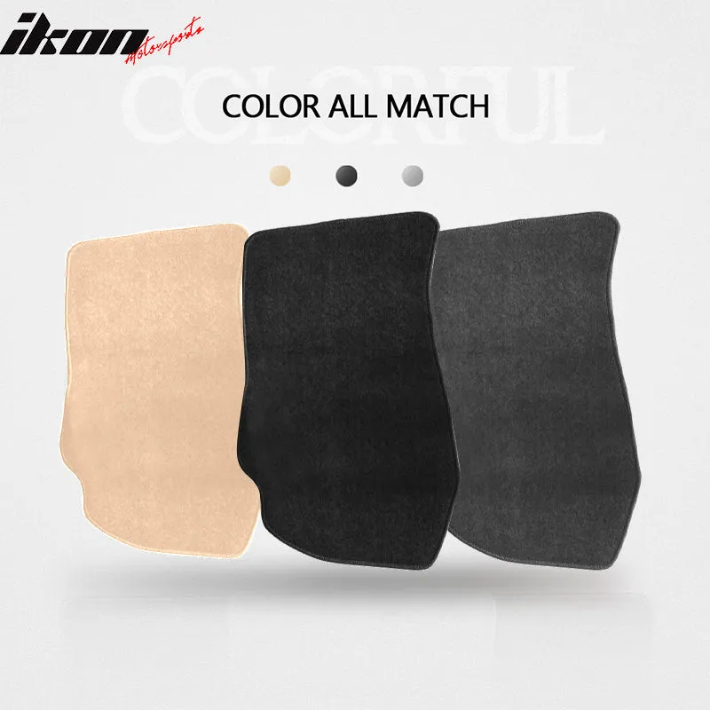 Car Floor Mat for 2003-2009 Nissan 350Z Black Carpet 2PC Nylon