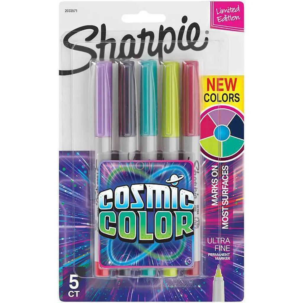 Cosmic Colors Marker Sets 5-Marker Set Ultra Fine