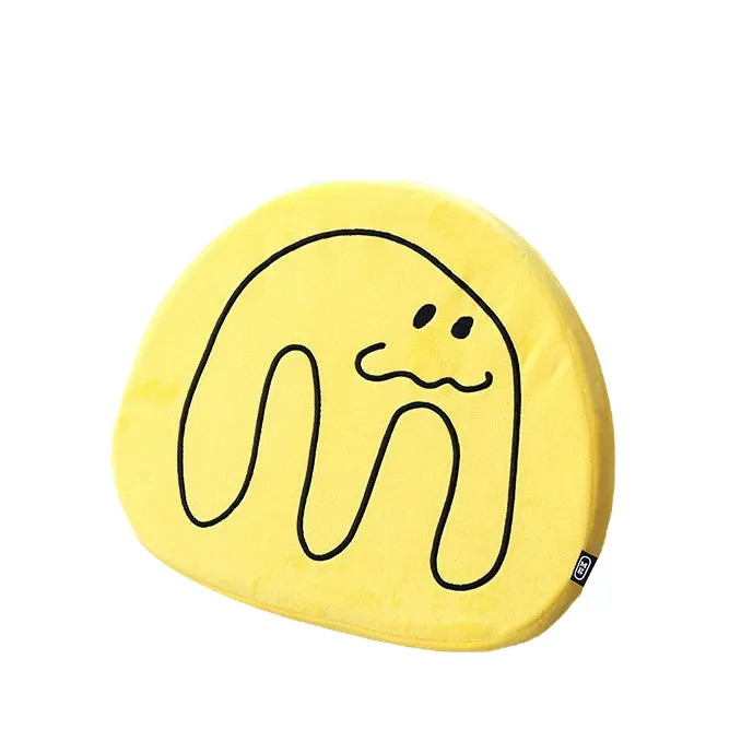 Cute Characters Shaped Sofa Cushions Pillow Soft Back Chair Foams Floor Sofa Yellow Orange Mint Gifts Home Decor Reading Support Sponge Zipper Seating Office Round Square