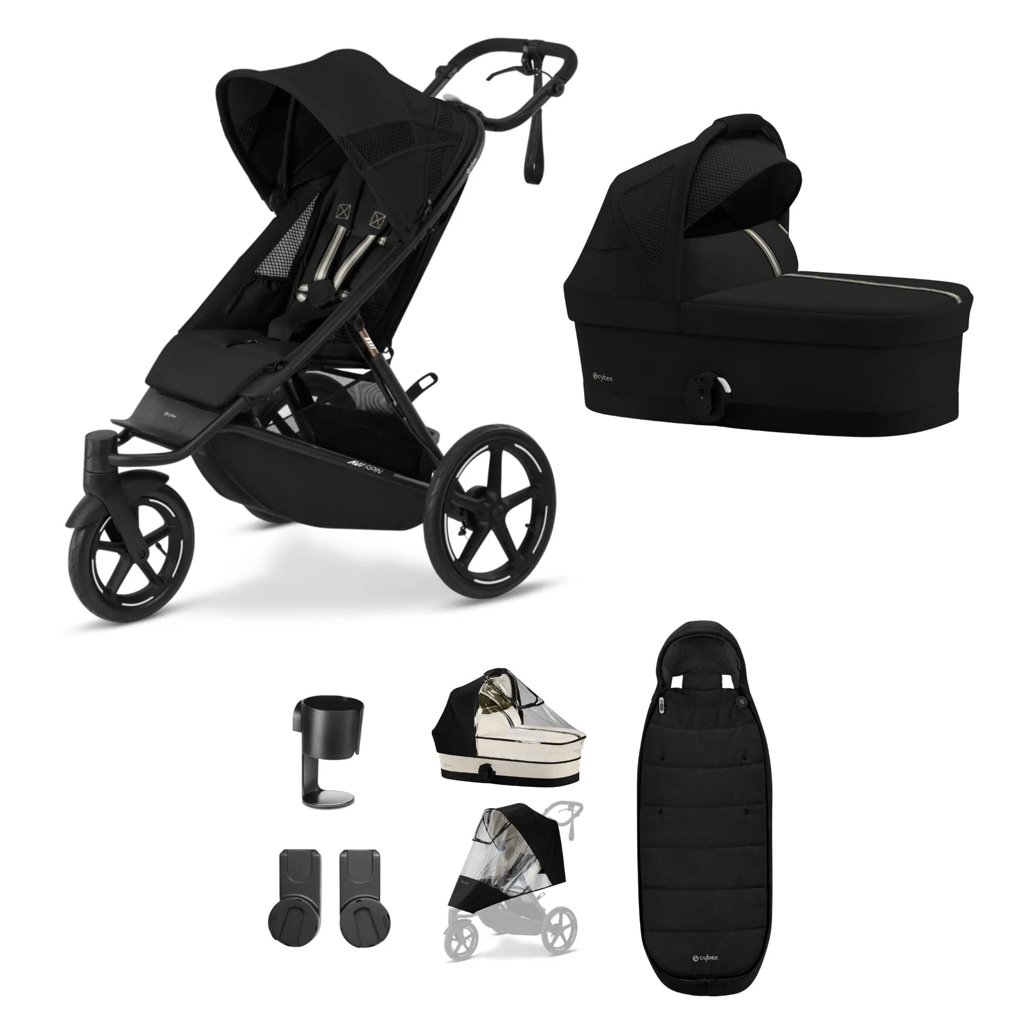 Cybex Avi Spin Essential Kit - Moon Black