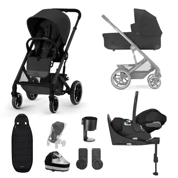 Cybex Balios S Lux Luxury Cloud T Bundle - Moon Black