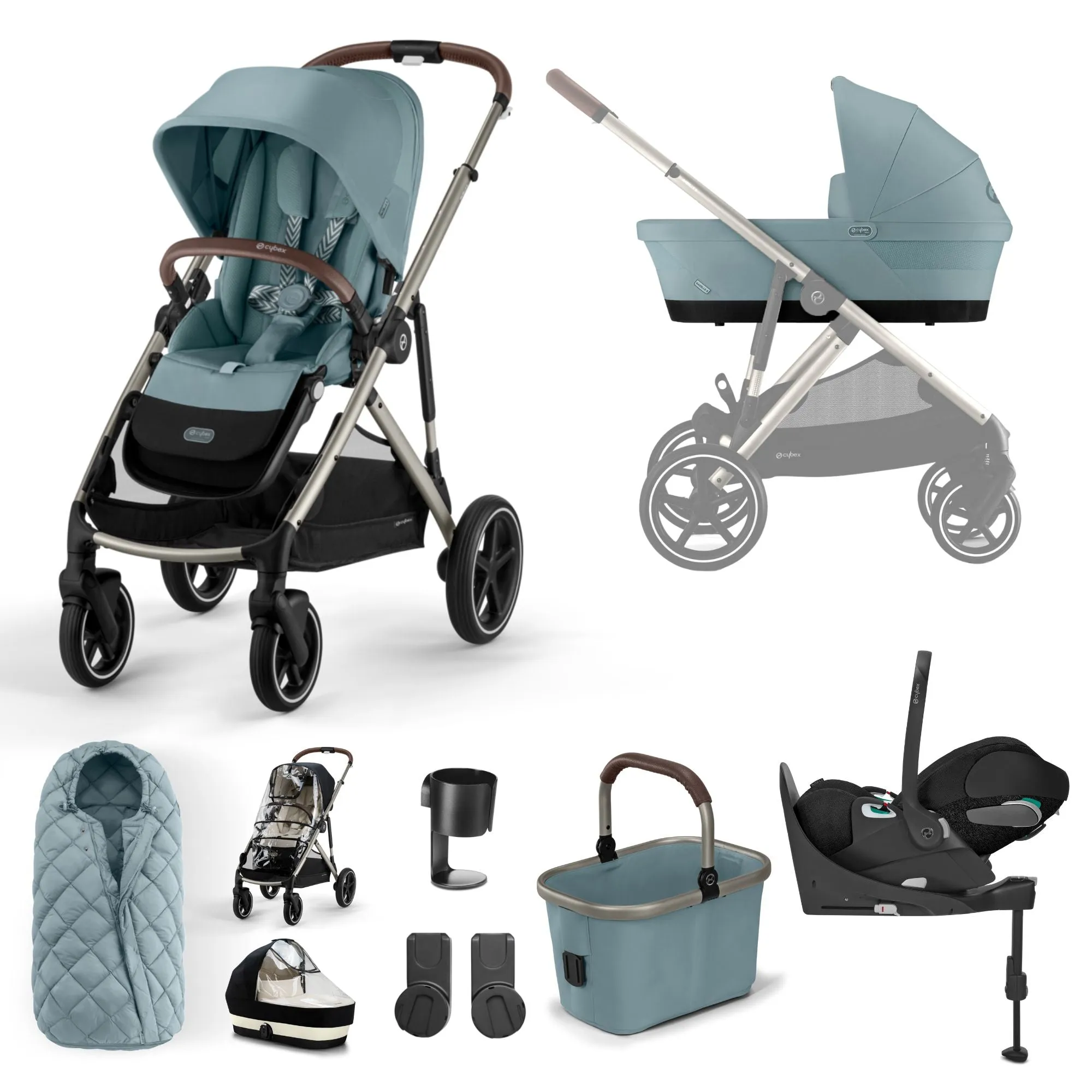 Cybex, Gazelle S 11 Piece Cloud T i-Size Bundle