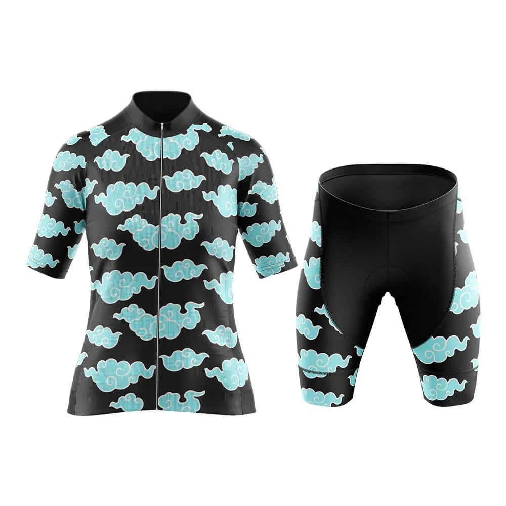 Elemental Cloud (Black) Aero Cycling Kit