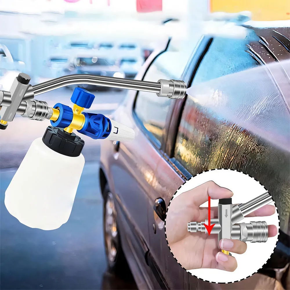 Enhance Your Car Washing Experience - SAKER® Foam Cannon Dual Connector Accessory