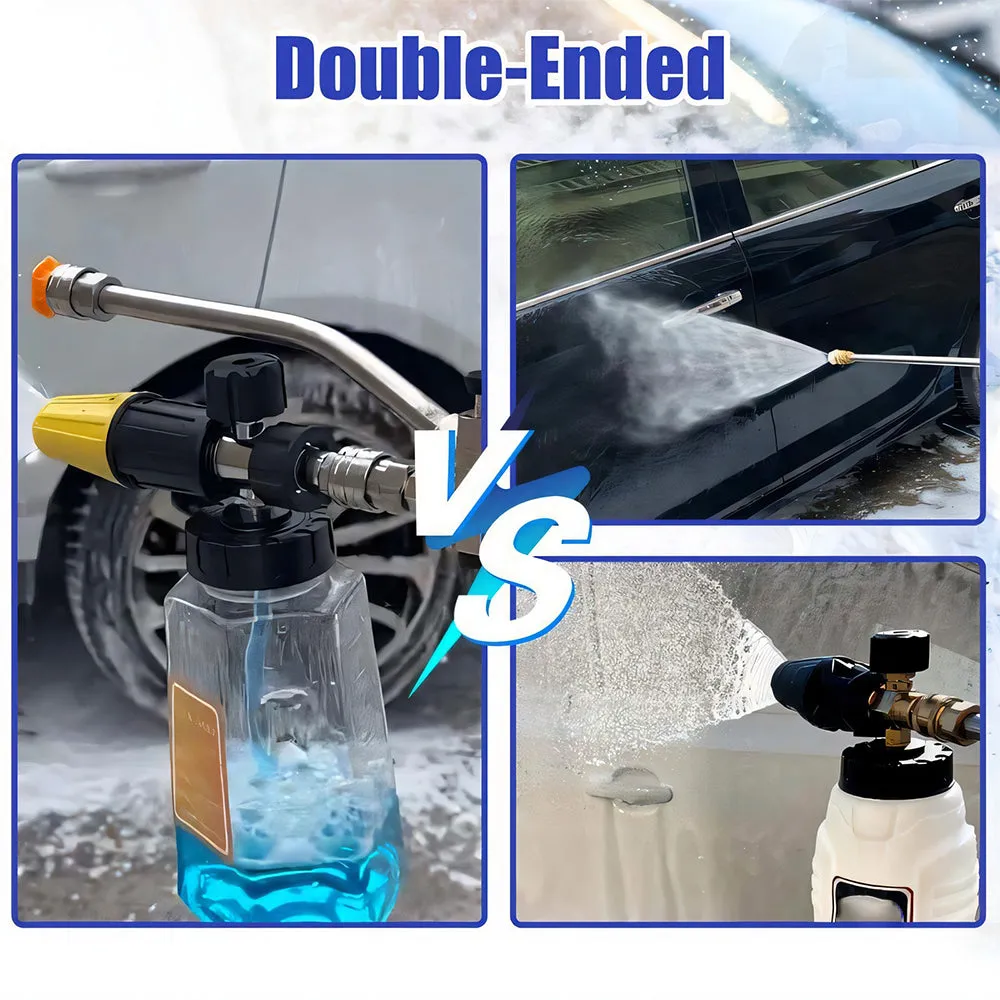 Enhance Your Car Washing Experience - SAKER® Foam Cannon Dual Connector Accessory