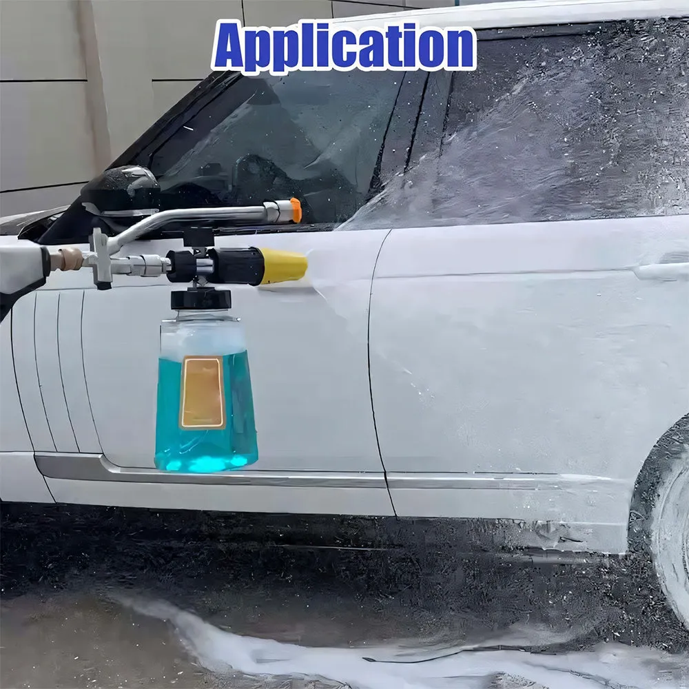 Enhance Your Car Washing Experience - SAKER® Foam Cannon Dual Connector Accessory