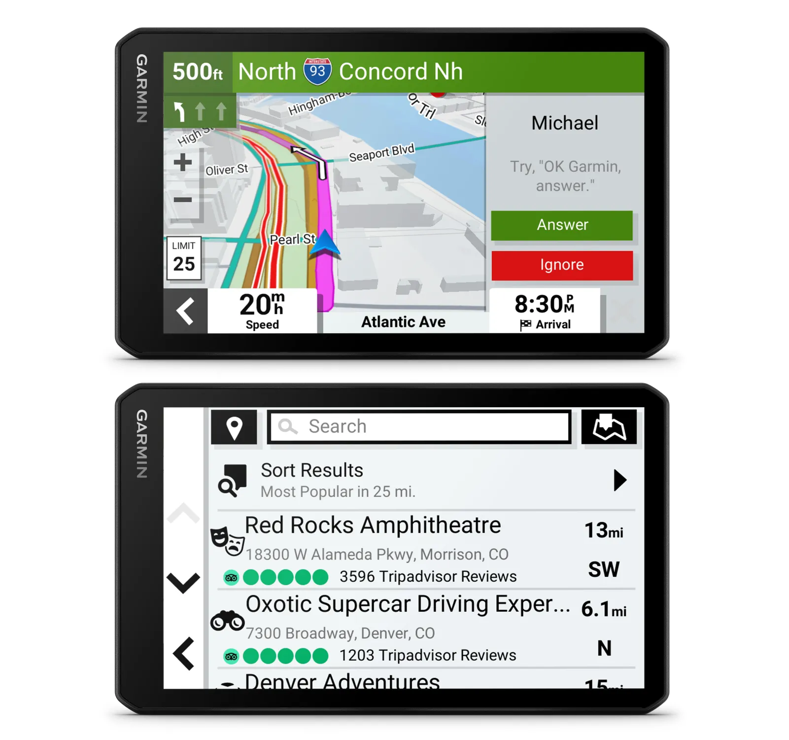 Garmin DriveCam 76, Large, Easy-to-Read 7” GPS car Navigator