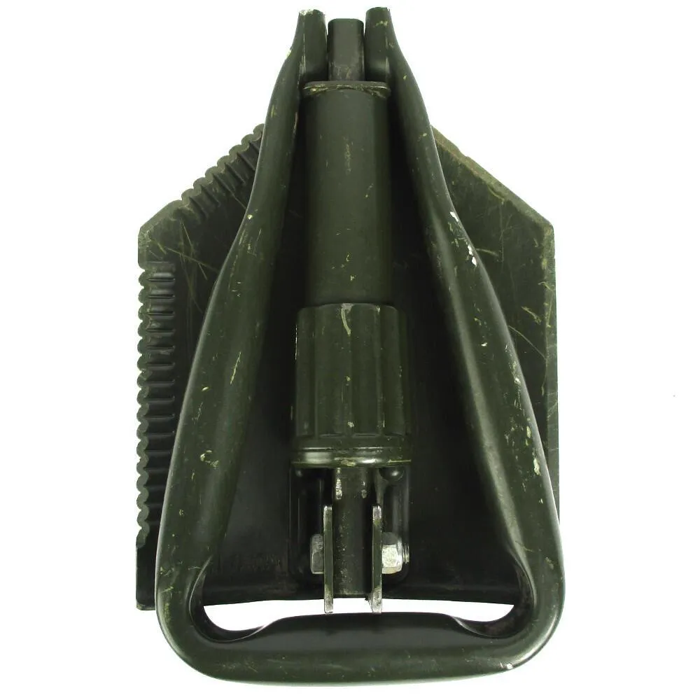 German Tri-Fold Shovel with Cover