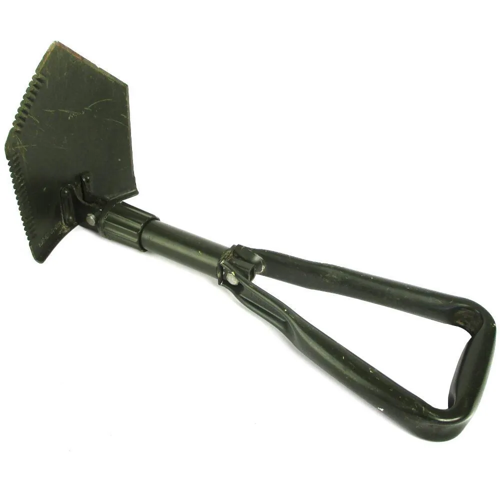 German Tri-Fold Shovel with Cover