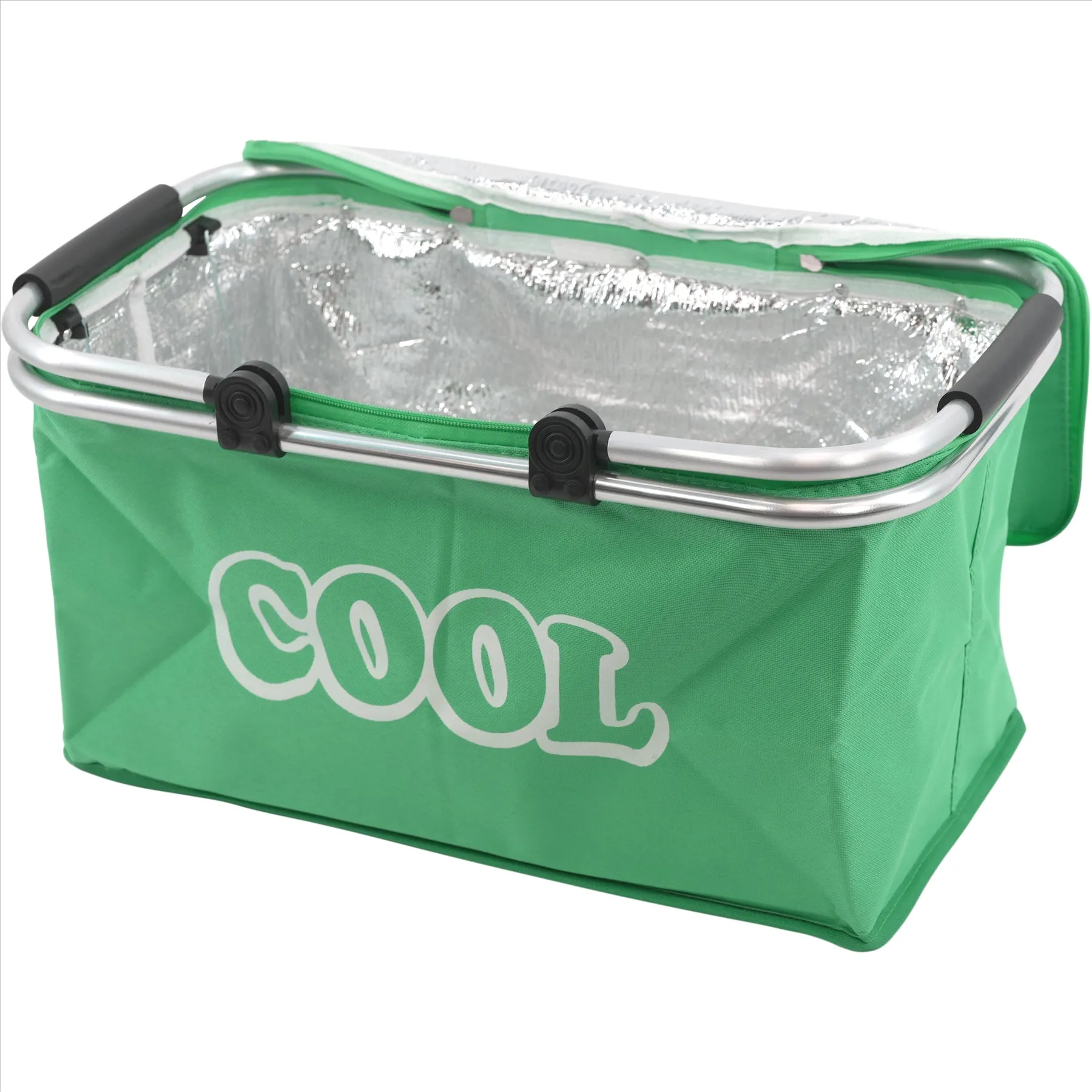 Green Cooler Basket Bag