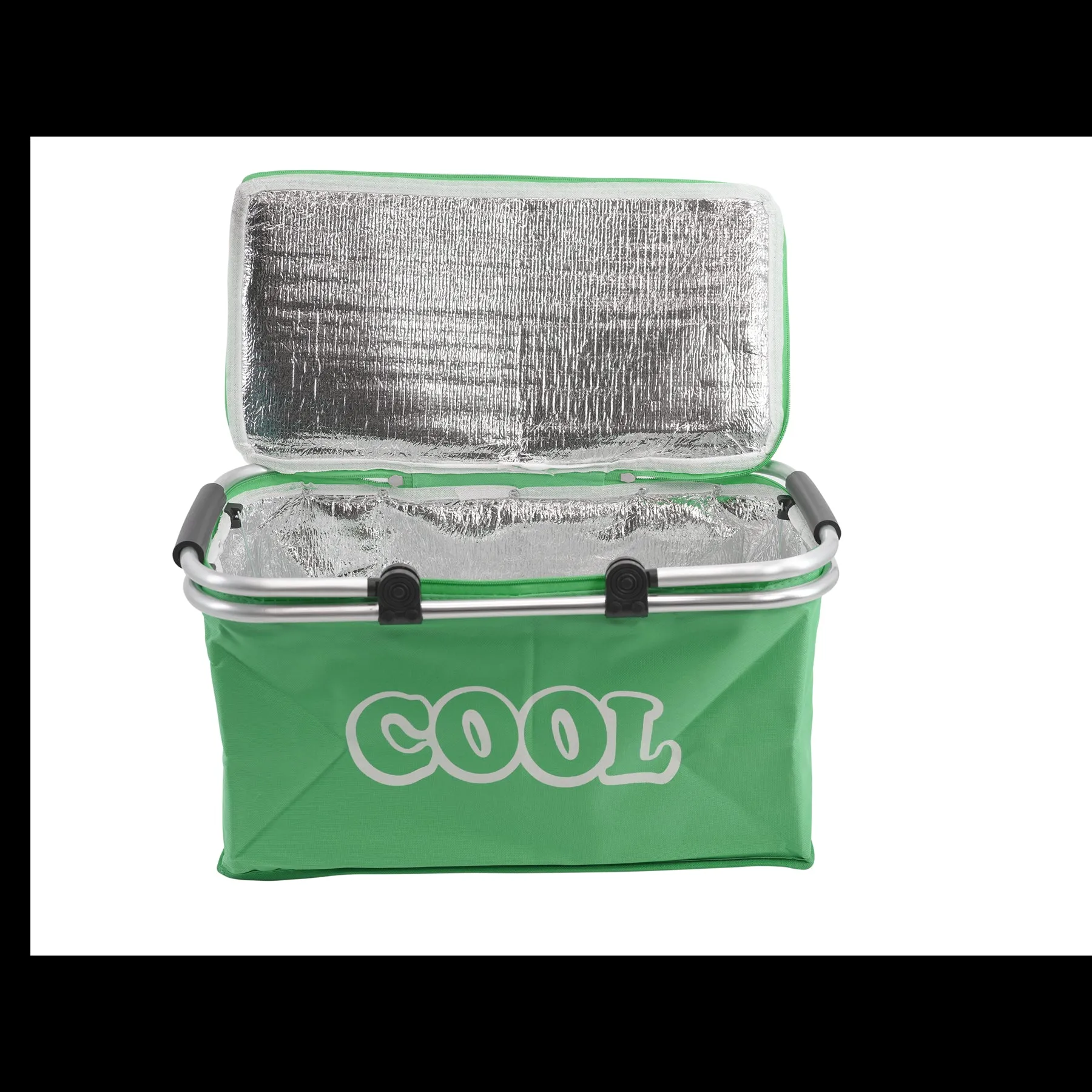 Green Cooler Basket Bag