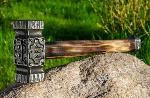 Handforged Nordic Blacksmith Hammer 'Wealthmaker'