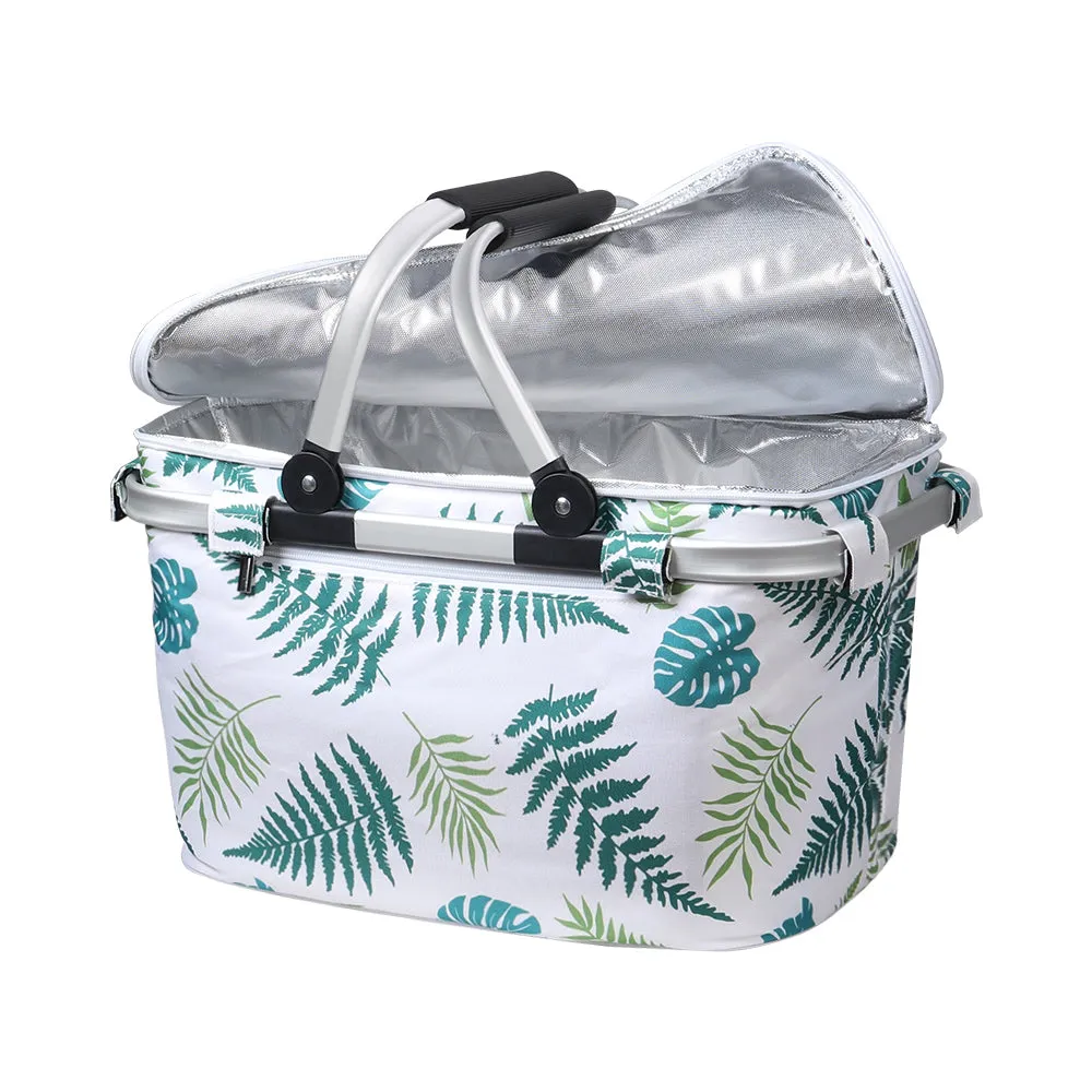 Insulated Folding Picnic Basket 30kg Max Load - Alfresco