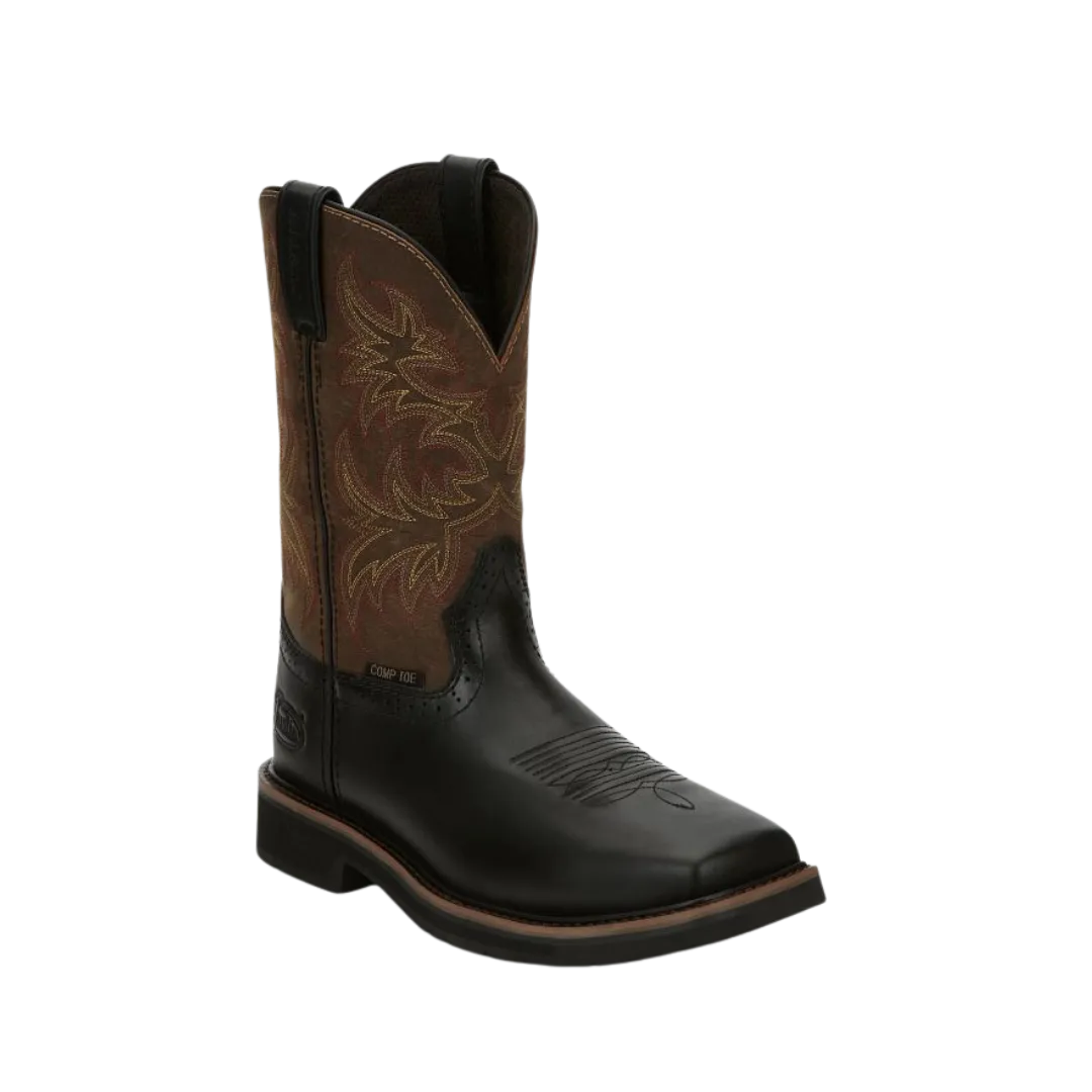 Justin Boot Men's Driller Composite Toe Work Boots