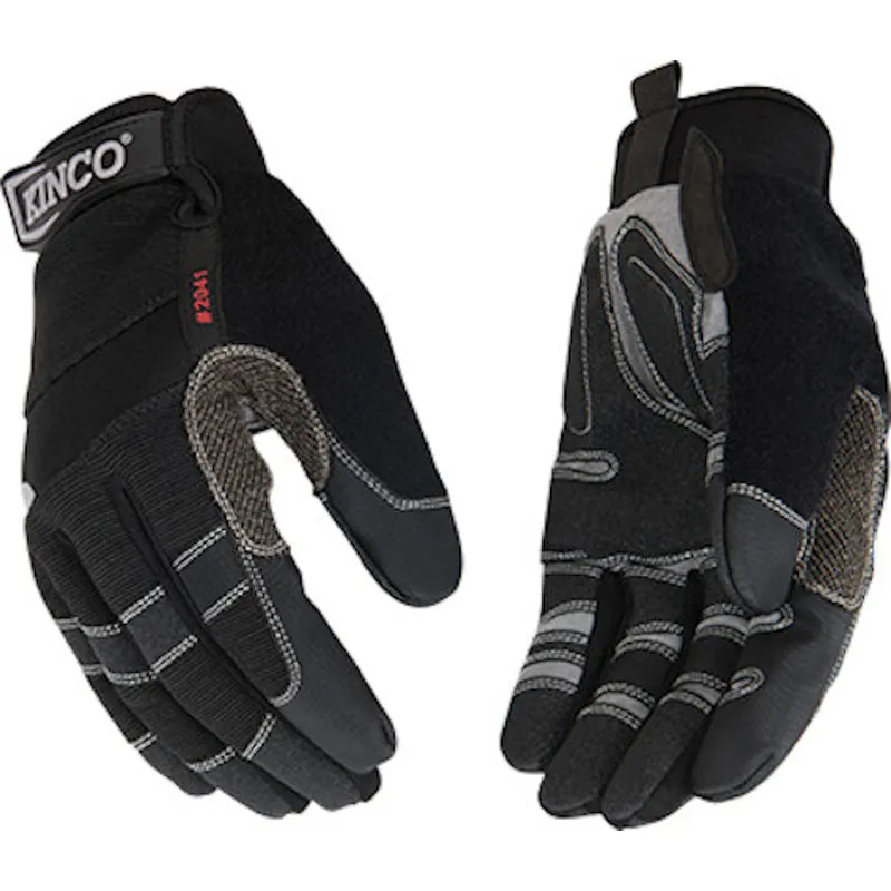 Kinco General Men's Indoor/Outdoor Padded Work Gloves Black M 1 pair