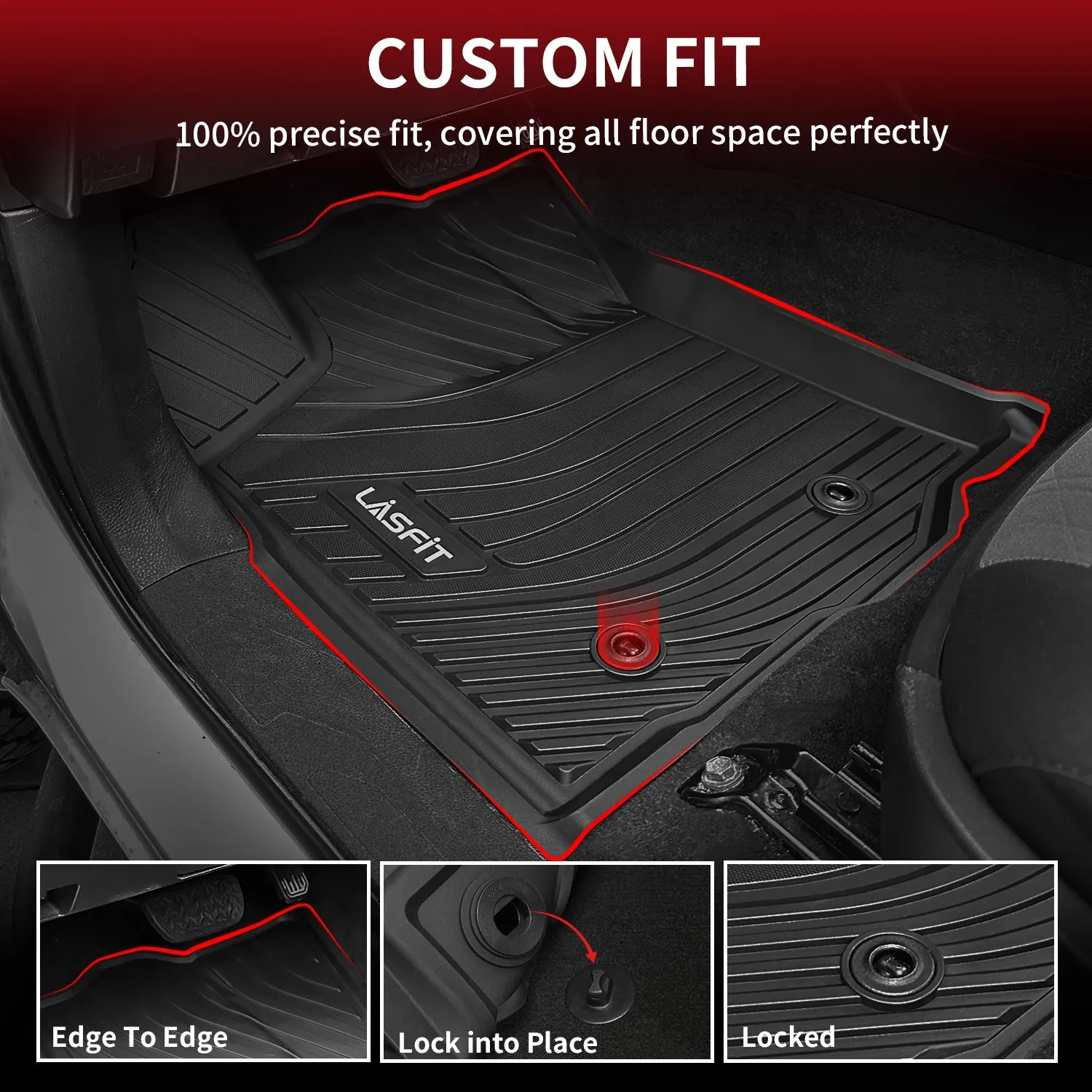 Lasfit Floor Mats for Toyota Tacoma (2016-2023)