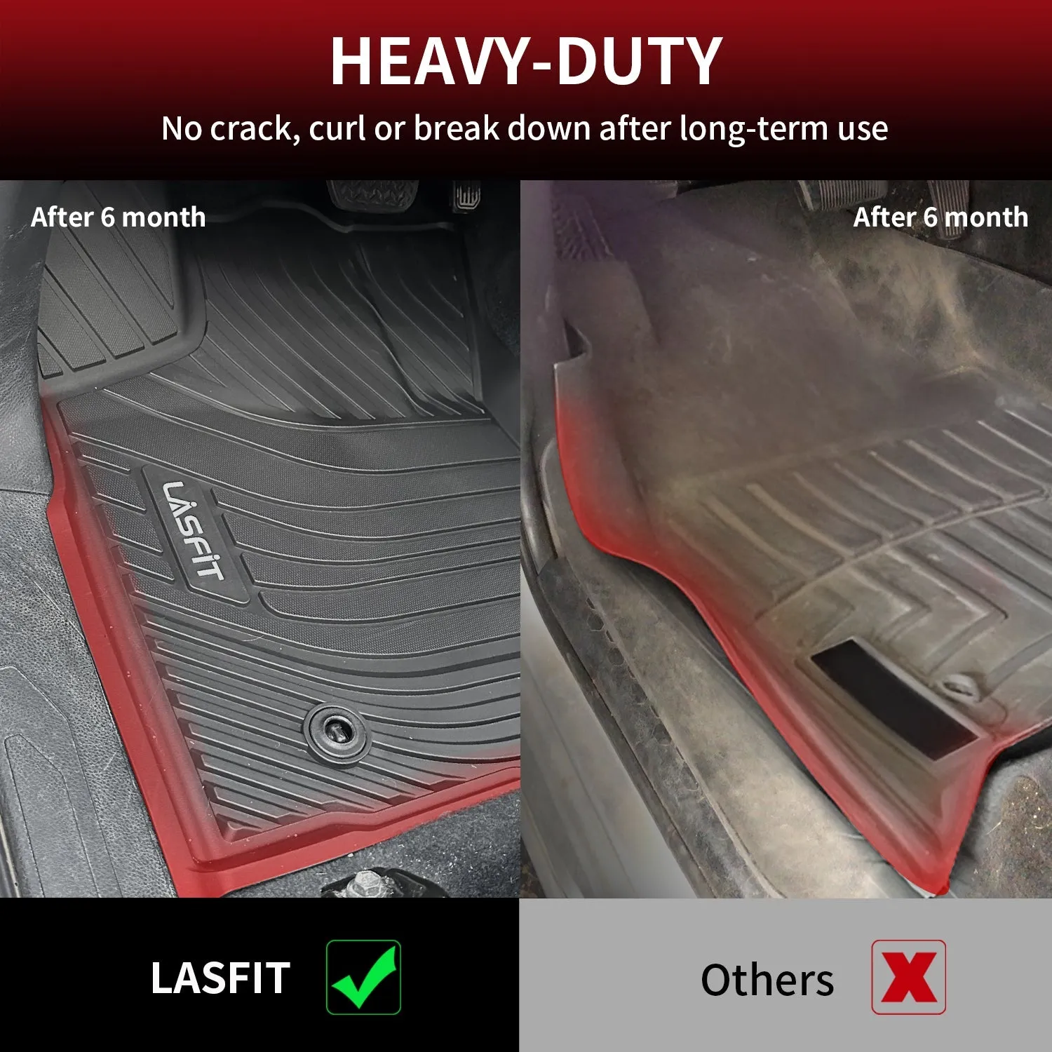 Lasfit Floor Mats for Toyota Tacoma (2016-2023)