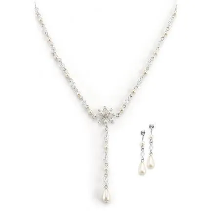 Liliana Colored Pearl Necklace and Earring Set