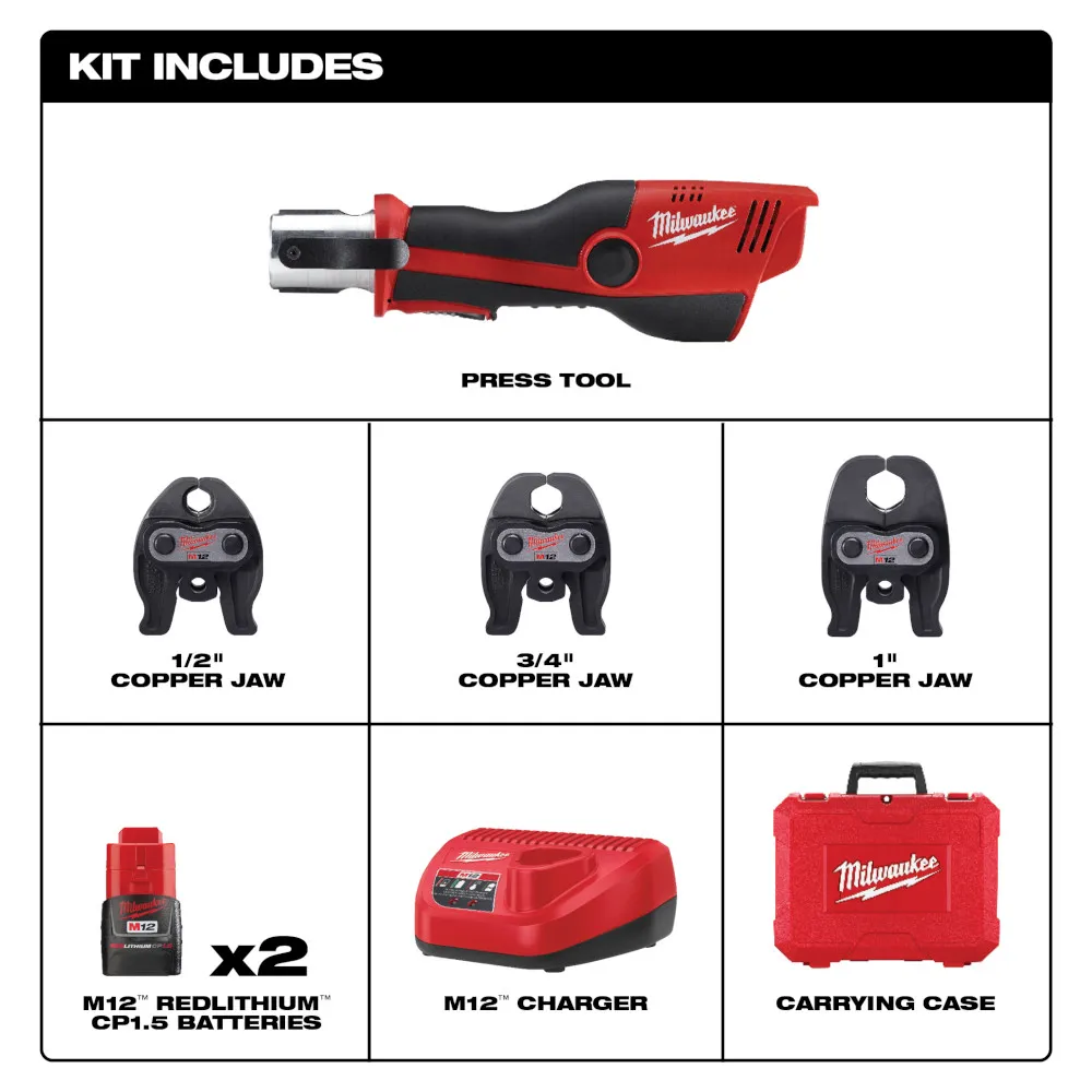 Milwaukee M12 Press Tool