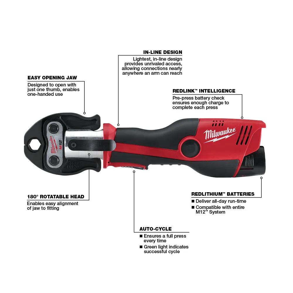 Milwaukee M12 Press Tool