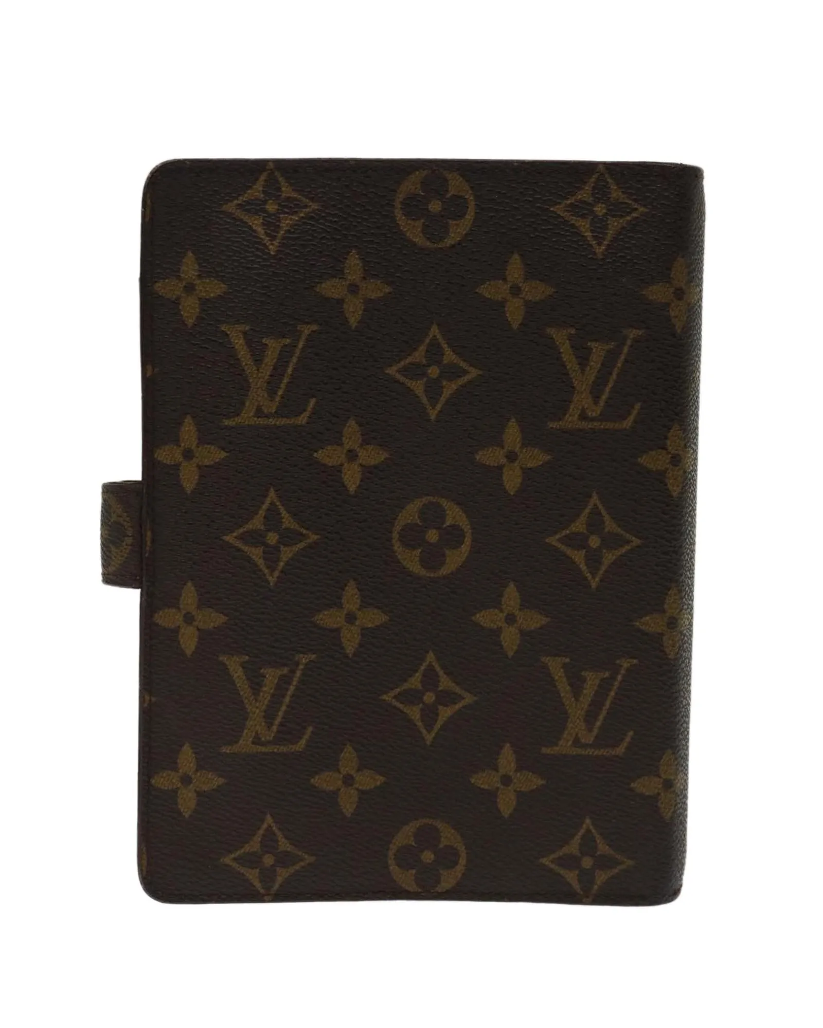 Monogram Canvas Day Planner Cover with Binder