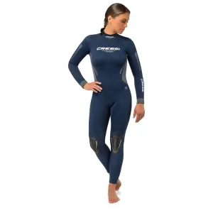 Open Box Cressi 3mm Ladys Fast Full Wetsuit Back-Zip, Size: Medium