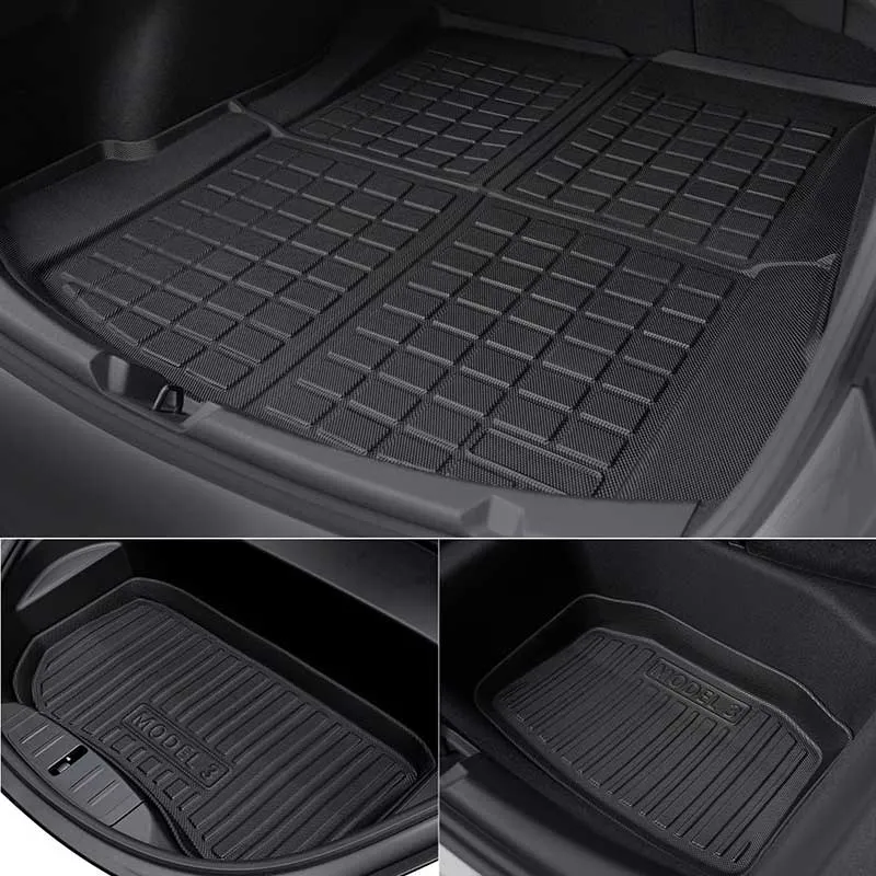 TAPTES All Weather Floor Mats for Tesla Model 3 2023 2022 2021, Floor Liners for Tesla Model 3