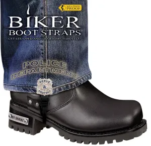 Weather Proof- Boot Straps- Police Department- 6 Inch - BBS/PD6